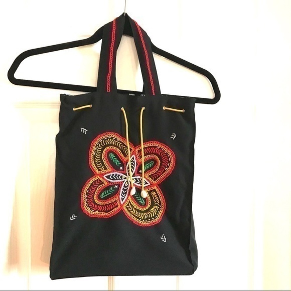 Hand made and hand embroidered washable bag